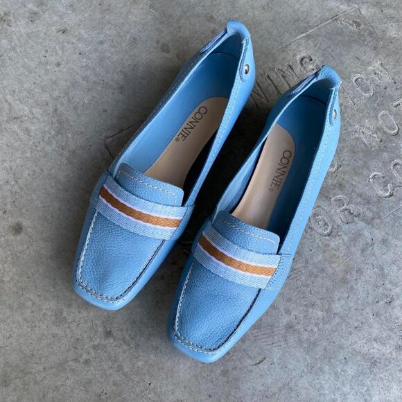 Women's Blue Loafers - Picture 3 of 5